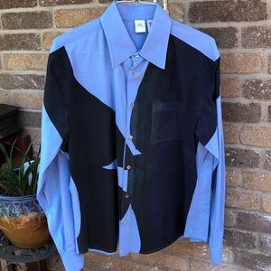 A/X ARMANI EXCHANGE BUTTON DOWN MENS SHIRT